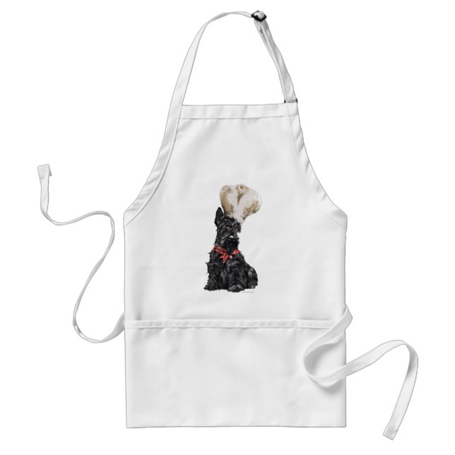 Scottish Terrier Chef Standard Apron (Front)