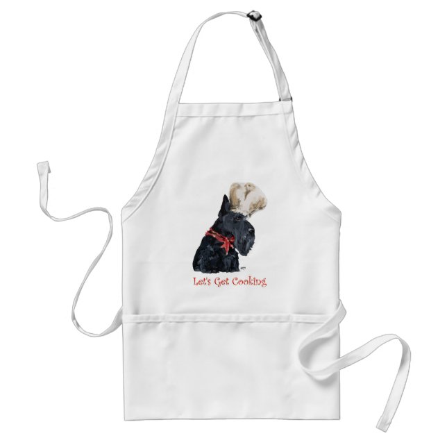 Scottish Terrier Chef Standard Apron (Front)