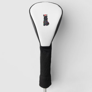 Scottish Terrier Christmas Lights Xmas Dog Lover R Golf Head Cover