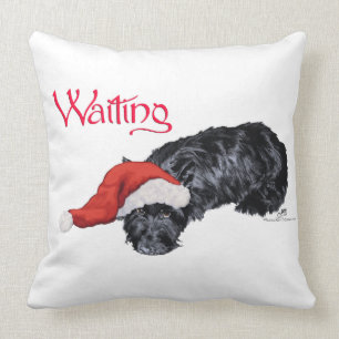 Scottish Terrier Christmas Pillow
