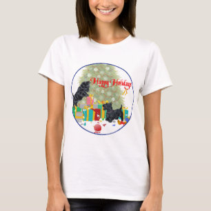 Scottish Terrier Christmas T-Shirt