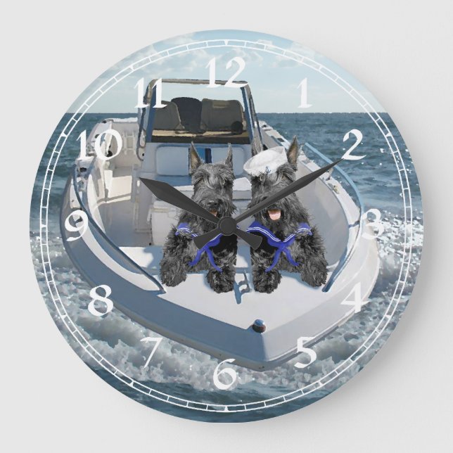 Scottish Terrier Clock (Front)