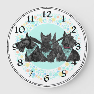Scottish Terrier Clock