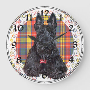Scottish Terrier Clock