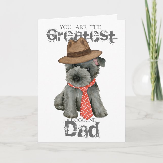 Scottish Terrier Dad Card (Front)