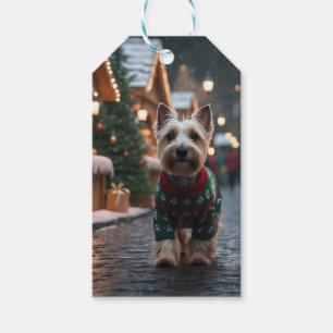 Scottish Terrier Dog Christmas Snow Holiday Gift Tags