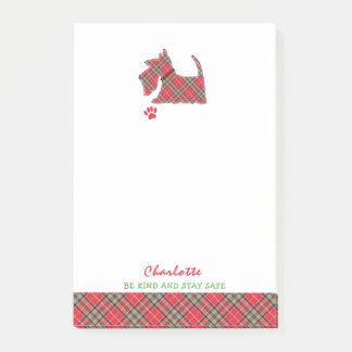 Scottish Terrier Dog Cute Personalized Post-it Notes