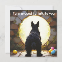 Scottish Terrier dog - Easter