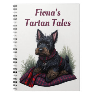 Scottish Terrier Dog Personalized Notebook