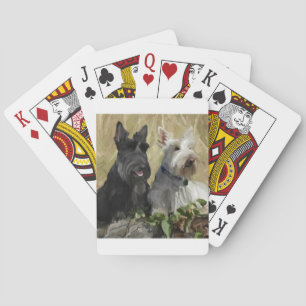 Scottish Terrier Dog Playing Cards
