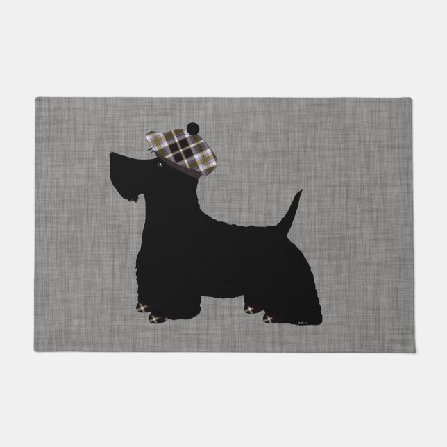 Scottish Terrier Doormat (Front)