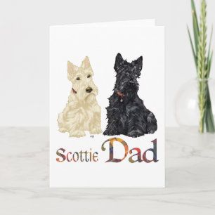 Scottish Terrier Father's Day Card