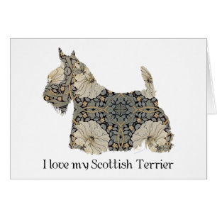 Scottish Terrier Fun Silhouette