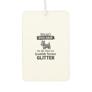 Scottish Terrier Glitter Funny Dog Lover Design_1 Air Freshener