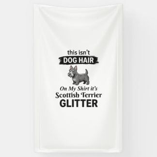 Scottish Terrier Glitter Funny Dog Lover Design_1 Banner