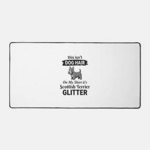 Scottish Terrier Glitter Funny Dog Lover Design_1 Desk Mat