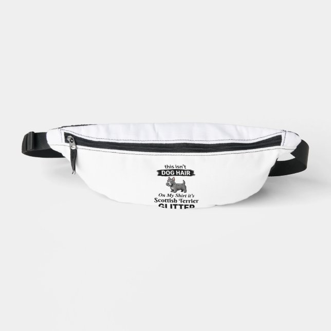 Scottish Terrier Glitter Funny Dog Lover Design_1 Fanny Pack (Front)