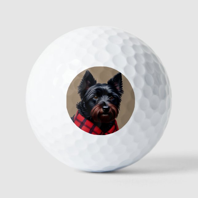 Scottish Terrier Golf Balls (Front)
