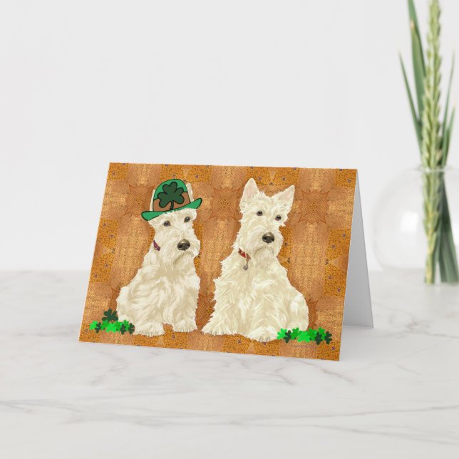 Scottish Terrier Greeting Card (Front)