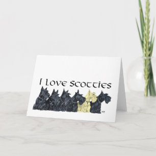 Scottish Terrier Greeting Card