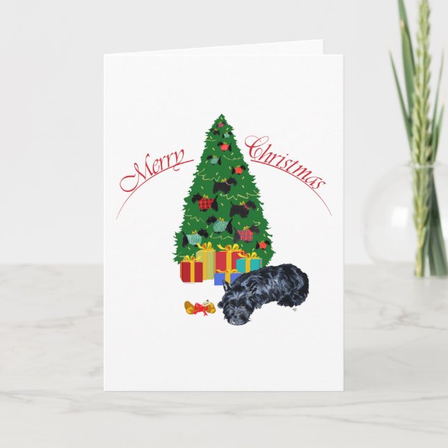 Scottish Terrier Greeting Card (Front)