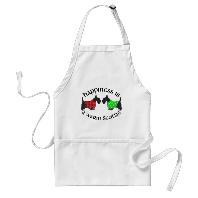 Scottish Terrier Happiness Standard Apron (Front)