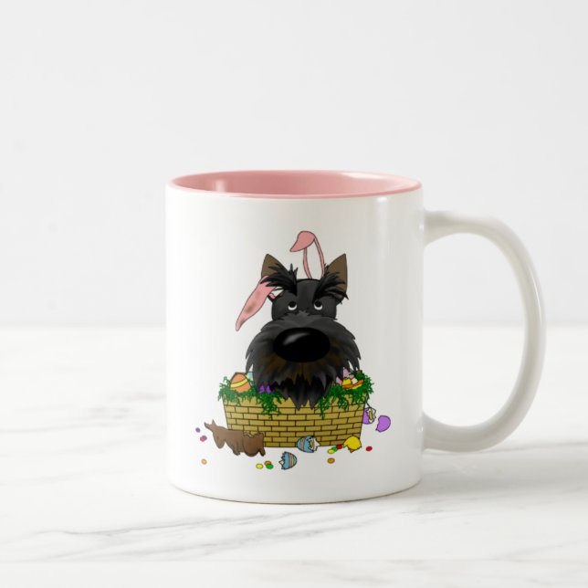 Scottish Terrier Happy Easter Mug (Right)