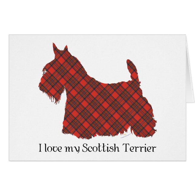 Scottish Terrier Hepburn Tartan (Front Horizontal)