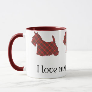 Scottish Terrier Hepburn Tartan Mug