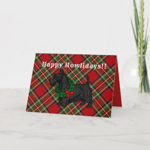 Scottish Terrier Holiday Card