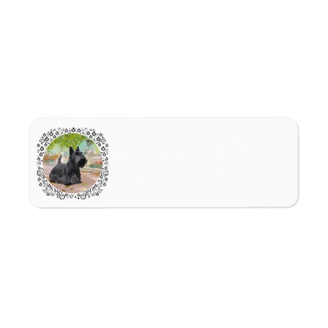 Scottish Terrier in Dappled Sunlight (Front)