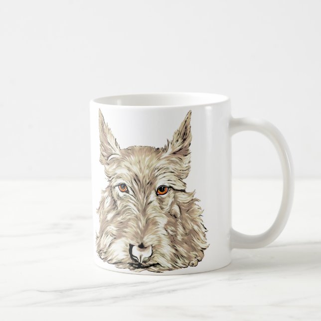 Scottish Terrier in Wheaten Coffee Mug (Right)
