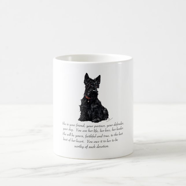 Scottish Terrier Keepsake - FEMALE Coffee Mug (Center)