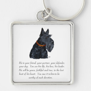 Scottish Terrier Keepsake Keychain