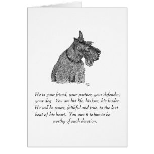 Scottish Terrier Keepsake - MALE
