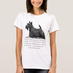 Scottish Terrier Keepsake - MALE Dog T-Shirt