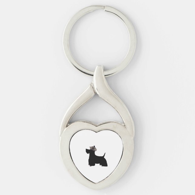 Scottish Terrier Keychain (Front)