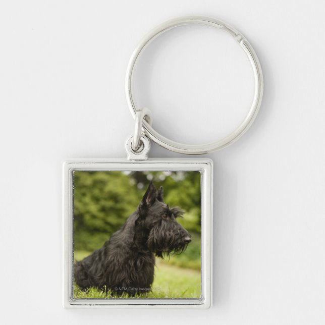 Scottish Terrier Keychain (Front)
