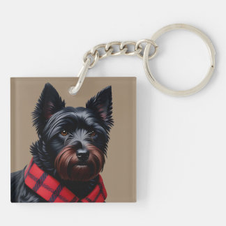 Scottish Terrier Keychain