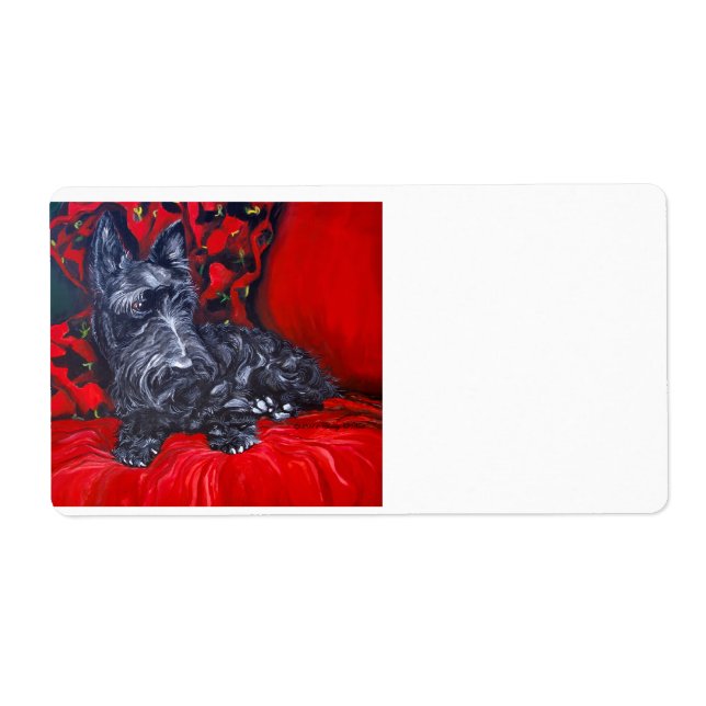 Scottish Terrier Label (Front)