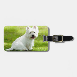 scottish terrier luggage tag