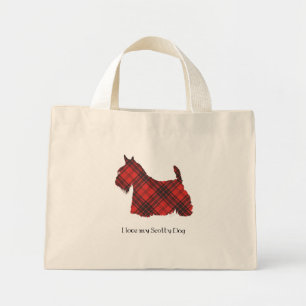 Scottish Terrier Maxwell Tartan Mini Tote Bag