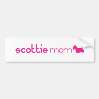 Scottish Terrier Mom Bumper Sticker