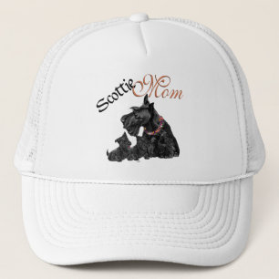 Scottish Terrier Mom & Pups Trucker Hat