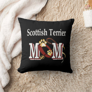 Scottish Terrier Mom Throw Pillow