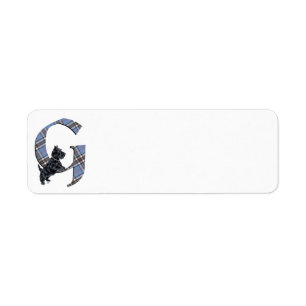Scottish Terrier Monogram G
