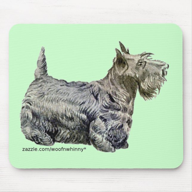 Scottish Terrier Mouse Pad (Front)