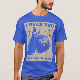 Scottish Terrier Not Listening Dog Owner Scottish T-Shirt
