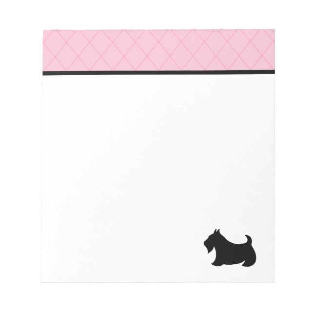 Scottish Terrier Notepad (Front)