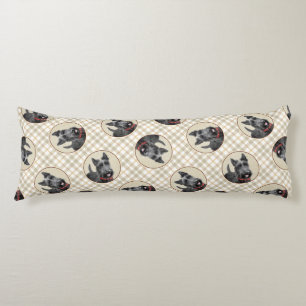 Scottish Terrier Painting Black Original Dog Art Body Pillow